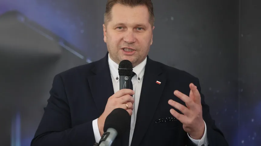 04.10.2022. Minister edukacji i nauki Przemysław Czarnek. PAP/Łukasz Gągulski