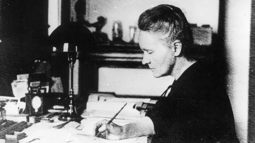 Na zdjęciu Maria Skłodowska-Curie. Fot. PAP/ CAF