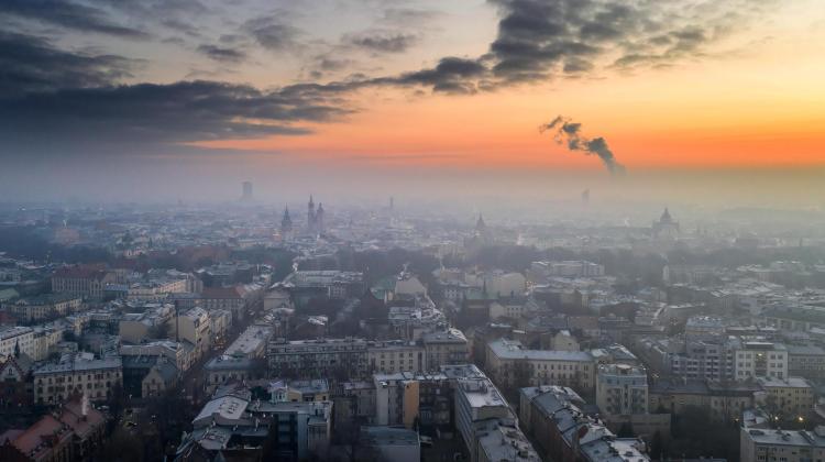 11.01.2021. Smog w Krakowie (łg/awol) PAP/Łukasz Gągulski 