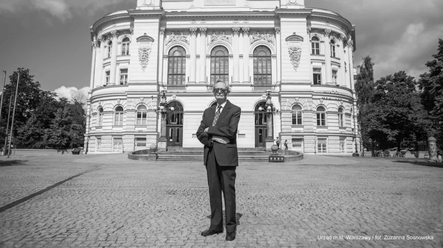 Prof. Władysław Findeisen. Fot. Zuzanna Sosnowska / Urząd m.st. Warszawy