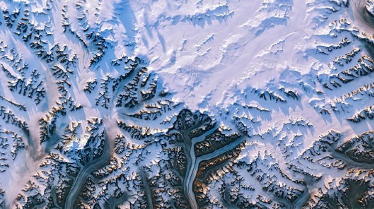 Adobe Stock, zdjęcie satelitarne Grenlandii, źródło: NASA