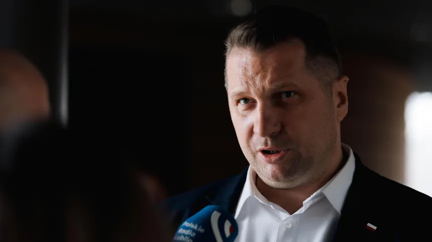 26.03.2023. Minister edukacji i nauki Przemysław Czarnek. PAP/Bartłomiej Wójtowicz
