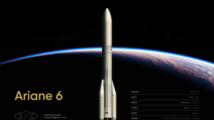 Schemat rakiety Ariane 6, źródło: Adobe Stock