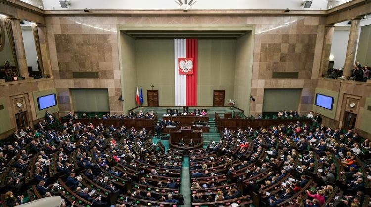 Sejm. Warszawa, 25.01.2024. PAP/Marcin Obara