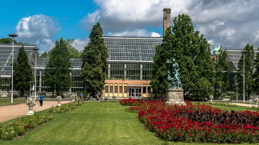 Poznań - Park Wilsona, Palmiarnia. Źródło: Adobe Stock