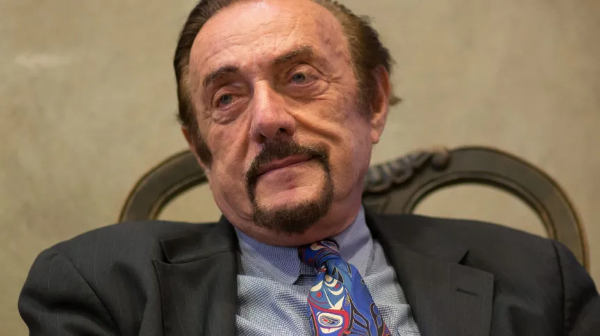 14.04.2014. Prof. Philip Zimbardo. PAP/Andrzej Grygiel