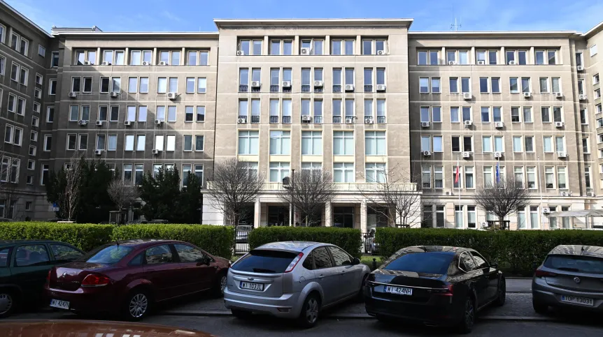 Warszawa, 20.03.2024. Siedziba Ministerstwa Nauki i Szkolnictwa Wyższego w Warszawie. PAP/Radek Pietruszka