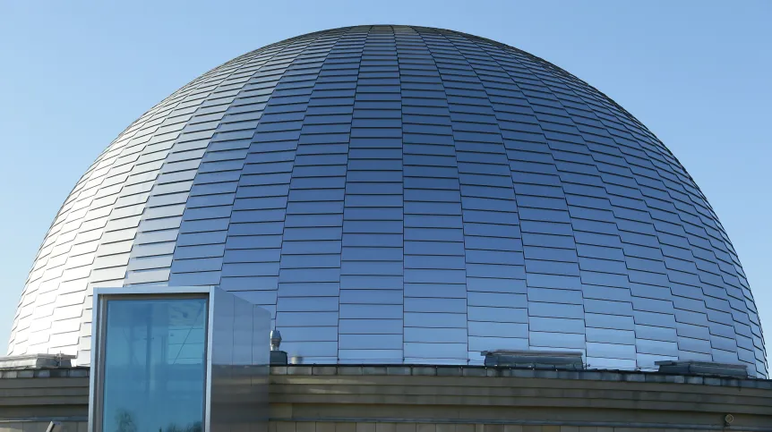 28.12.2023. Planetarium Śląskiego Parku Nauki w Chorzowie. PAP/Zbigniew Meissner