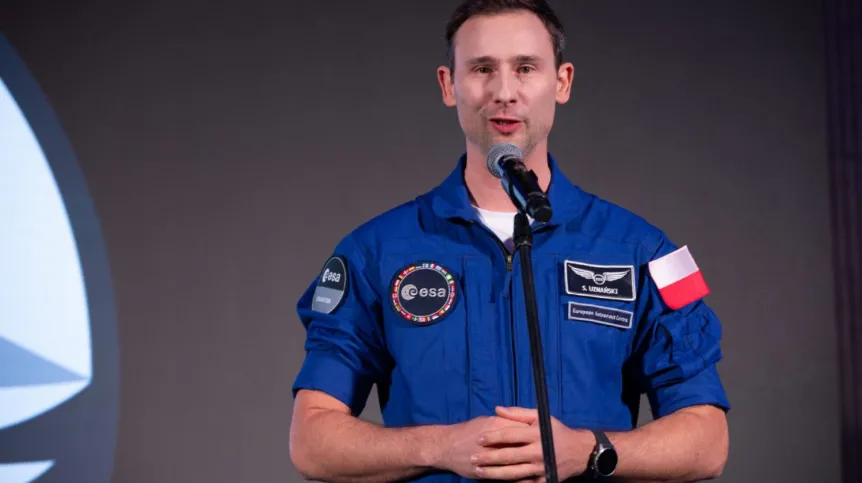 IGNIS – pierwsza polska misja na Międzynarodową Stację Kosmiczną, konferencja prasowa w dniu 2 grudnia 2024 r., fot. POLSA