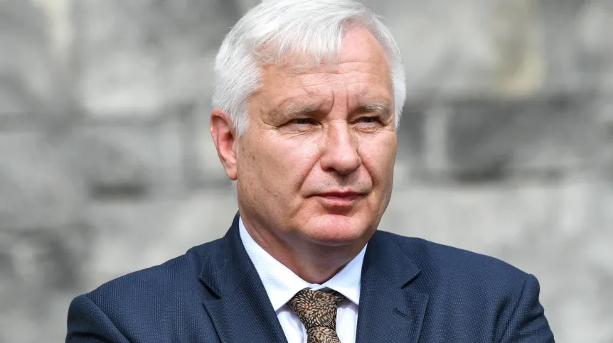 14.08.2023. Prezes Polskiej Akademii Nauk prof. Marek Konarzewski. PAP/Radek Pietruszka  