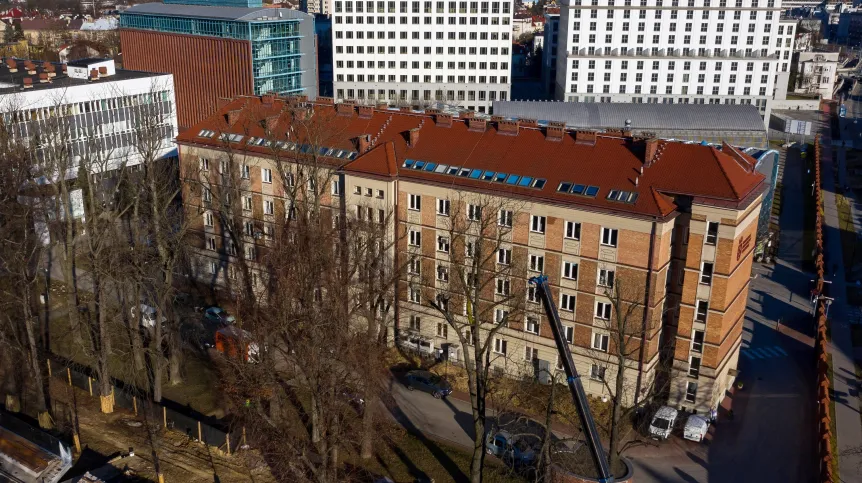 Kraków, 03.03.2021. Budynki Uniwersytetu Ekonomicznego w Krakowie. PAP/Łukasz Gągulski