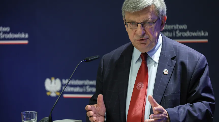  Warszawa, 09.06.2025. Dyrektor Państwowego Instytutu Geologicznego - Państwowego Instytutu Badawczego prof. Krzysztof Szamałek. PAP/Rafał Guz