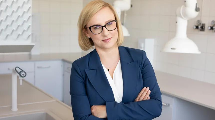 Na zdjęciu prof. Anna Michalska-Ciechanowska z Katedry Technologii Owoców, Warzyw i Nutraceutyków Roślinnych UPWr. Fot. materiały prasowe PWr.