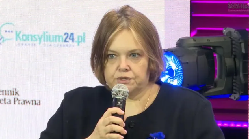 Warszawa, 15 czerwca 2026 r. Wiceministra nauki Karolina Zioło-Pużuk na Kongresie Nauka dla Społeczeństwa. Fot. z transmisji online