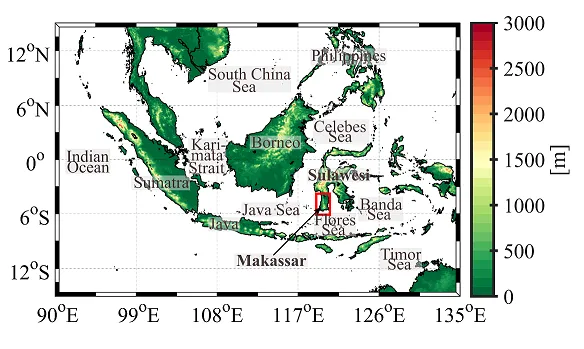 Orography of the western and central Maritime Continent