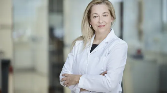 Na zdjęciu prof. Agnieszka Chacińska. Źródło: Międzynarodowego Instytutu Mechanizmów i Maszyn Molekularnych (IMol) PAN.