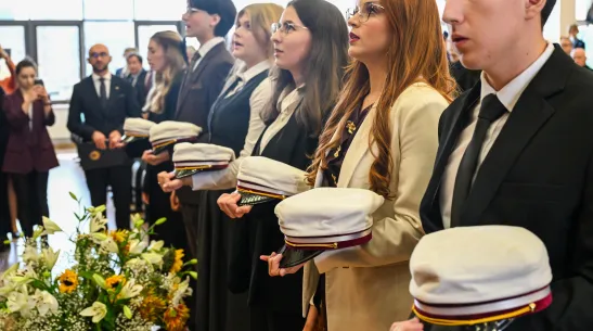 Lublin, 19.10.2025. Inauguracja roku akademickiego 2025/2026 na Katolickim Uniwersytecie Lubelskim. Fot. PAP/Wojtek Jargiło