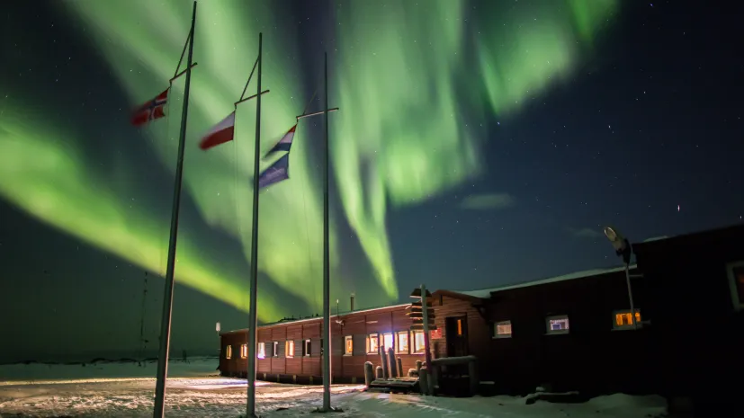 Święta na  Polskiej Stacji Polarnej Hornsund im. Stanisława Siedleckiego położonej w południowo-zachodniej części Spitsbergenu. Fot. J. Perchaluk