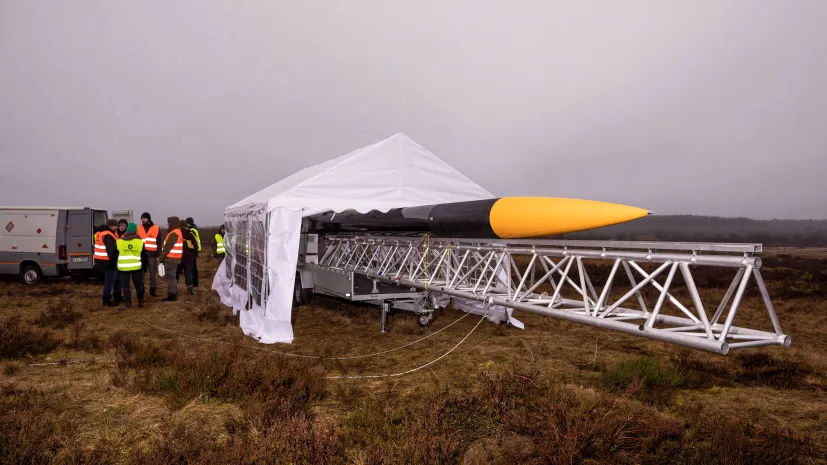 Fot. arch. Drawsko Pomorskie, 25.01.2020. Test polskiej rakiety Perun na poligonie wojskowym Drawsko. PAP/Marek Zakrzewski