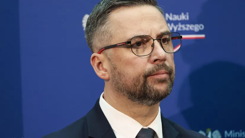 12.11.2025. Minister nauki i szkolnictwa wyższego Marcin Kulasek. PAP/Albert Zawada
