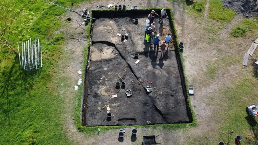 Wykopaliska w Wolinie, sierpień 2025  (mb/awol) PAP/Marcin Bielecki