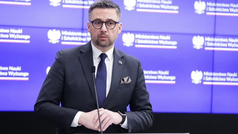 23.01.2026. Minister nauki i szkolnictwa wyższego Marcin Kulasek. PAP/Tomasz Gzell