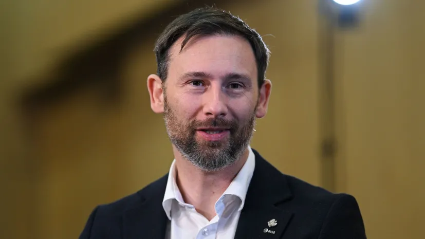 13.04.2026. Astronauta Europejskiej Agencji Kosmicznej Sławosz Uznański-Wiśniewski. PAP/Marcin Obara