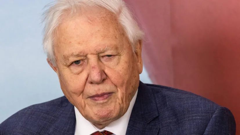 Na zdjęciu David Attenborough 28.10.2021. EPA/VICKIE FLORES