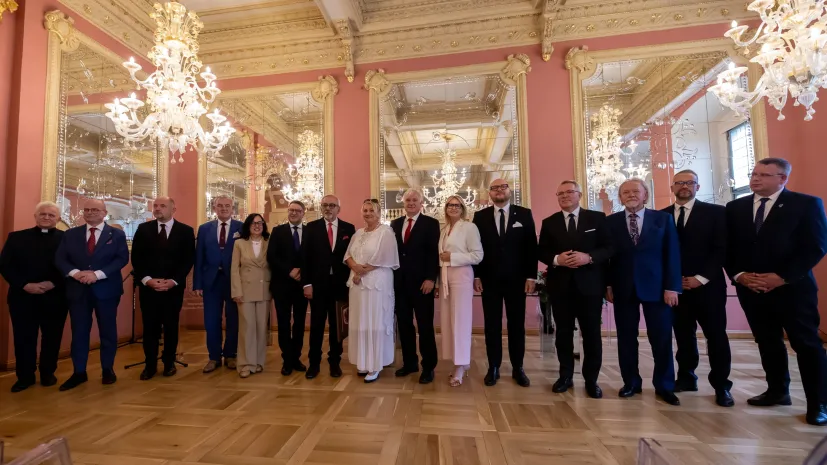 24.07.2026. Uczestnicy inauguracji działalności Międzynarodowego Instytutu Chemii Analitycznej Polskiej Akademii Nauk w Toruniu. PAP/Agnieszka Bielecka