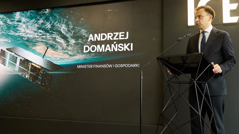 Minister finansów i gospodarki Andrzej Domański. Fot. ICEYE
