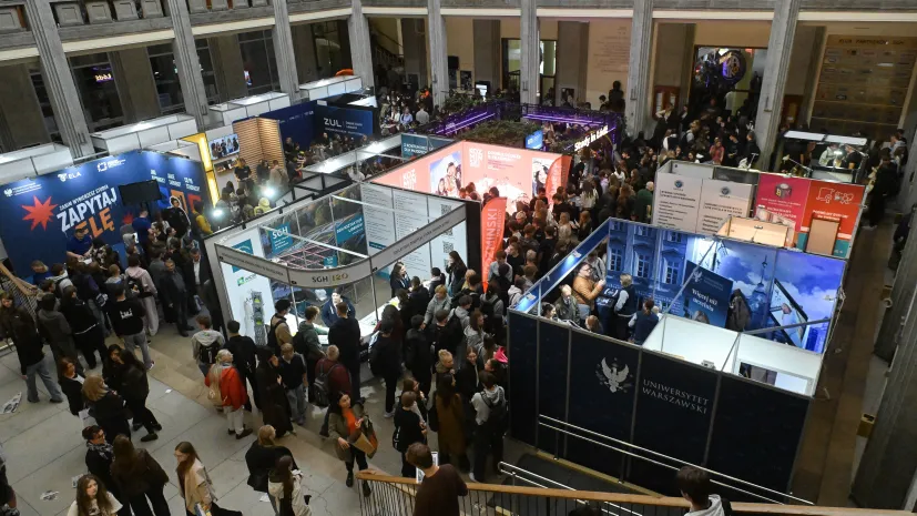 Warszawa, 24.09.2026. Otwarcie Warszawskiego Salonu Edukacyjnego Perspektywy 2026, 24 bm. w Auli Głównej Szkoły Głównej Handlowej w Warszawie. (mr) PAP/Piotr Nowak
